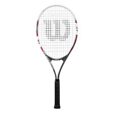 Wilson Fusion XL Tennis Racket (Black Red White) Grip 3